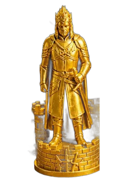 Rei da Aliança em dourado